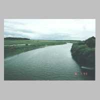 111-1344 Wehlau, Pregel flussaufwaerts, gesehen von der Langen Bruecke.JPG